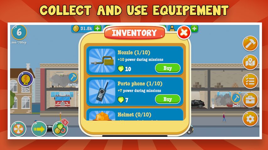 Screenshot 3: Fire Inc: Classic fire station tycoon builder game
