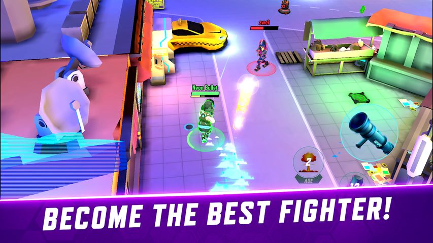Screenshot 5: Gridpunk - 3v3 PvP Shooter