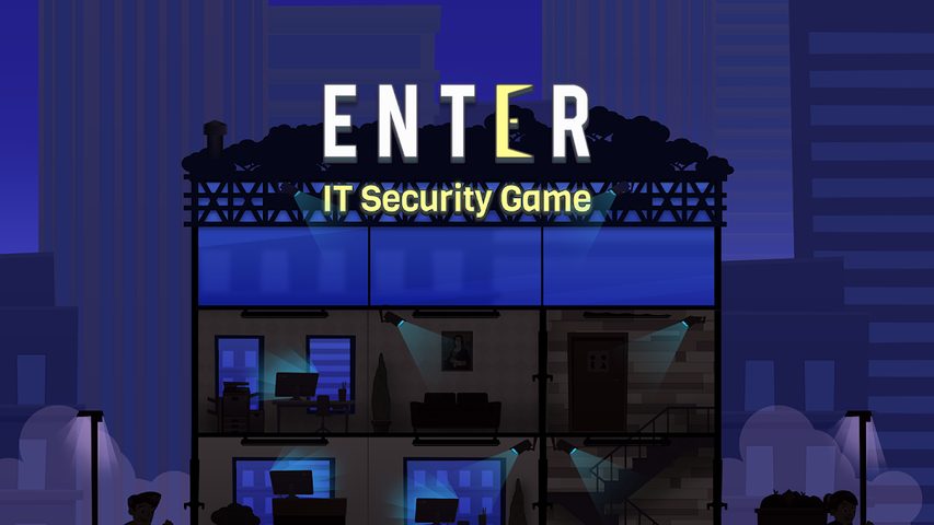 Screenshot 1: Enter - IT Security Game