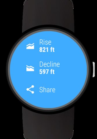 Screenshot 3: Altimeter for Wear OS (Android Wear)
