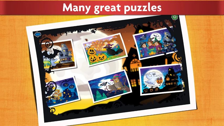 Screenshot 16: Kid Halloween Jigsaw Puzzles