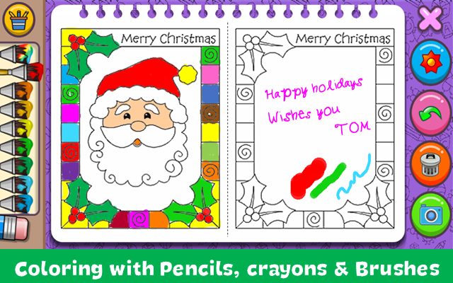 Screenshot 4: Christmas Coloring Book