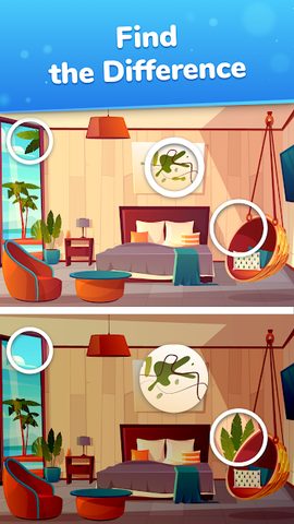 Screenshot 1: Differences - find & spot them