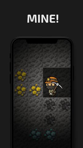 Screenshot 1: Dig - Explore, Mine and Upgrade