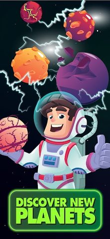 Screenshot 2: Space Merge: Cosmic Idle Game