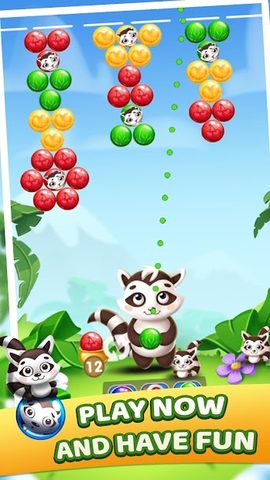 Screenshot 2: Raccoon Bubbles