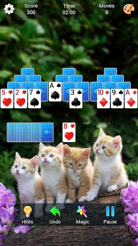 Screenshot 2: TriPeaks Solitaire - Classic Solitaire Card Game