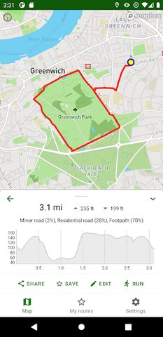 Screenshot 3: Trail Router
