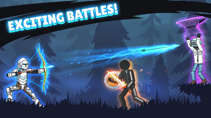 Screenshot 1: Archers Heroes Stickman's War
