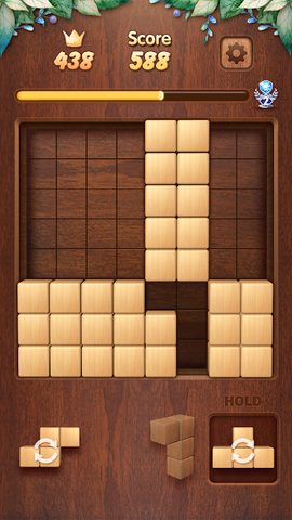 Screenshot 1: Wood Block Puzzle 3D