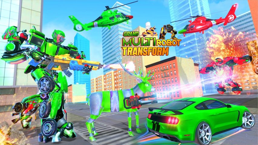 Screenshot 2: Multi robot jet transform war 2021
