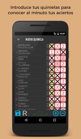 Screenshot 2: Quiniela