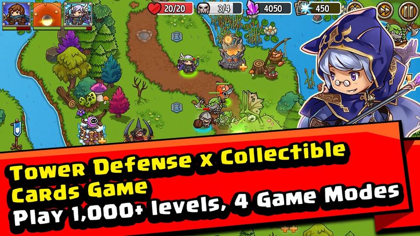 Screenshot 1: Crazy Defense Heroes - TD Game