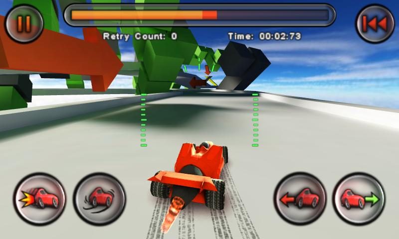 Screenshot 1: Jet Car Stunts Lite