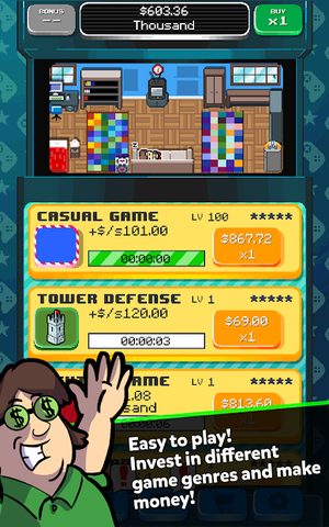 Screenshot 1: GameDev Empire