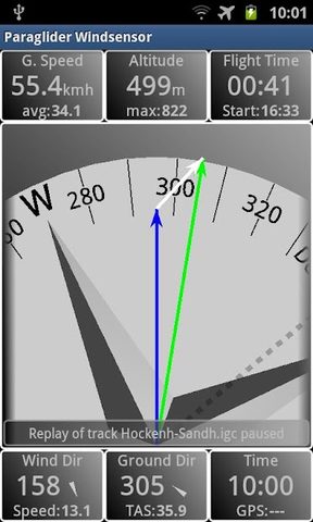 Screenshot 2: Paraglider Dashboard