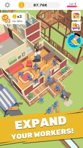 Screenshot 2: Idle Decoration Inc - Idle, Tycoon & Simulation