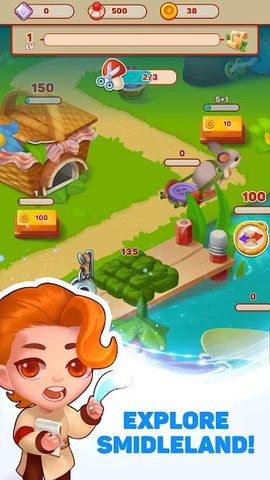 Screenshot 1: Idle Smidle: Village tycoon