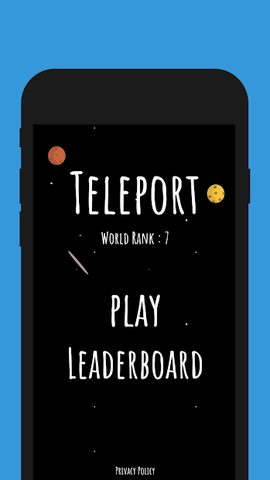 Screenshot 1: Teleport | A simple Tap Game