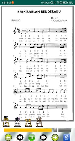 Screenshot 3: lagu wajib nasional