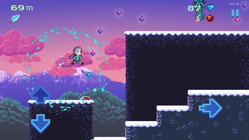 Screenshot 1: Crystalized - Endless Pixel Ru