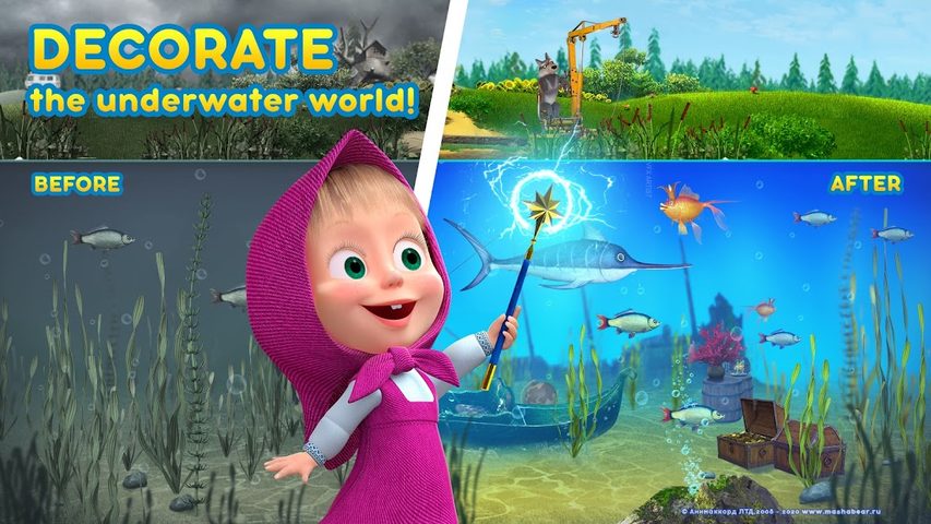 Screenshot 16: Masha and the Bear: Water game