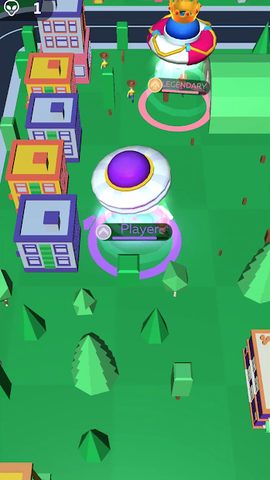 Screenshot 2: Crazy Spaceship.io: Alien Wars