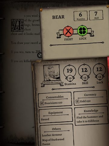 Screenshot 17: Fighting Fantasy Classics – text based story game