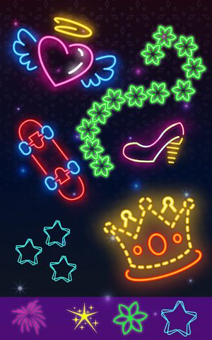 Screenshot 16: Glow Doodle Art - Color & Draw