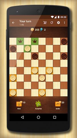 Screenshot 3: Checkers - strategy board game