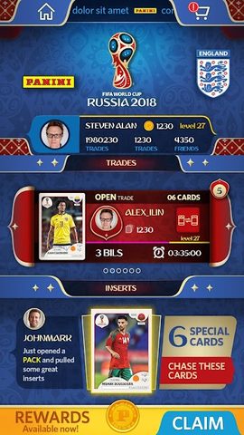 Screenshot 1: FIFA World Cup Trading App