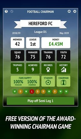 Screenshot 1: Football Chairman - Build a Soccer Empire