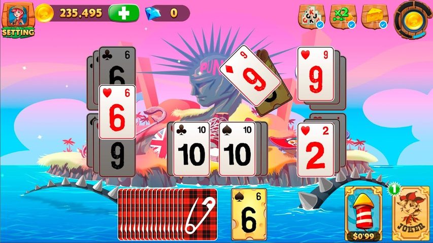 Screenshot 2: Solitaire Tripeaks 2022