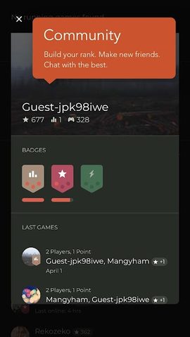Screenshot 1: Backgammon PlayDrift