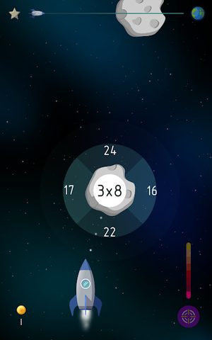 Screenshot 17: Space Math - Times tables & mu