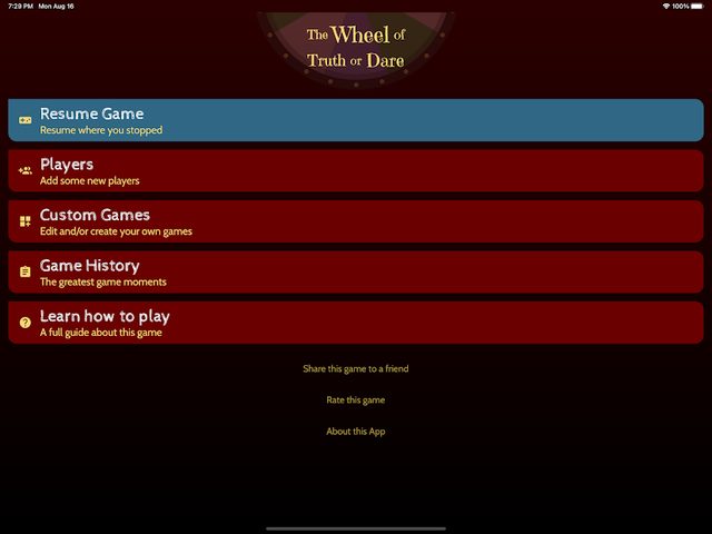 Screenshot 12: Wheel of Truth or Dare