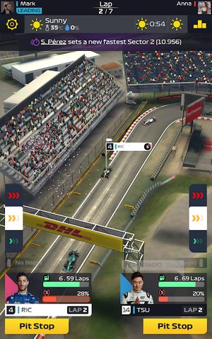 Screenshot 3: F1 Clash - Car Racing Manager
