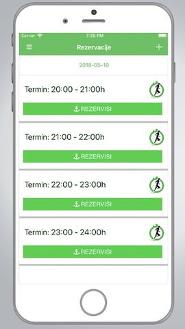 Screenshot 5: RezervisiTermin.com – partnerska aplikacija