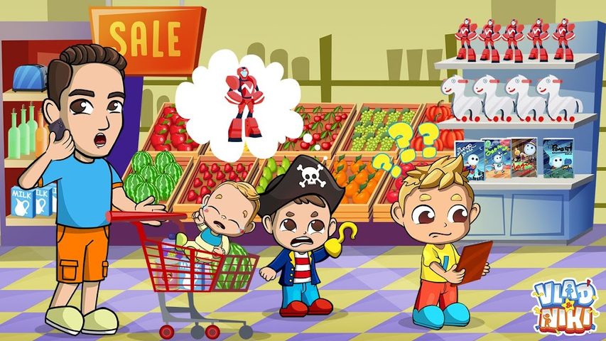 Screenshot 9: Vlad & Niki Supermarket game