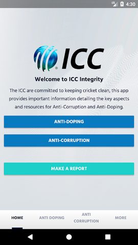 Screenshot 1: ICC Integrity