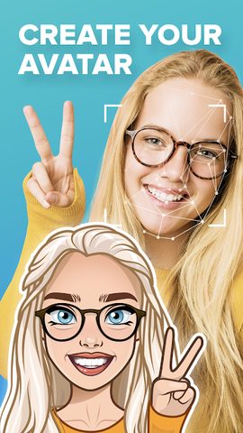 Screenshot 1: Mirror: Emoji maker, Stickers
