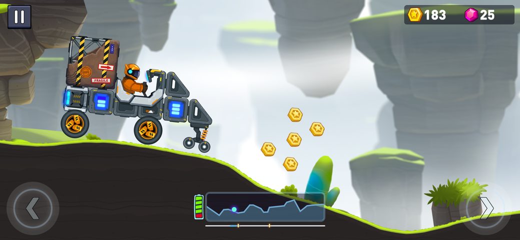 Screenshot 6: Rovercraft 2: Race a space car 4+