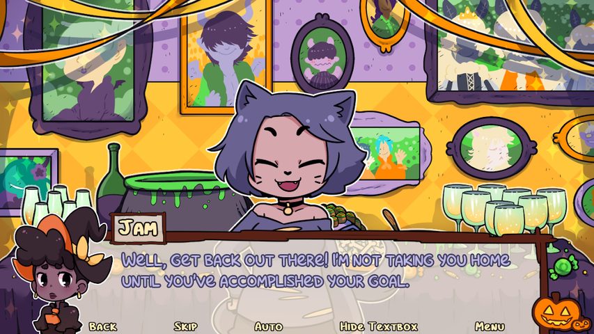 Screenshot 3: First Kiss at a Spooky Soirée