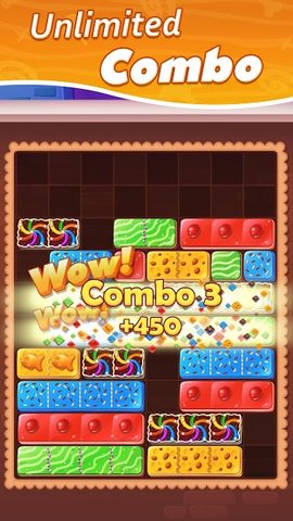 Screenshot 3: Feed Fat Cat: slide Block puzzle