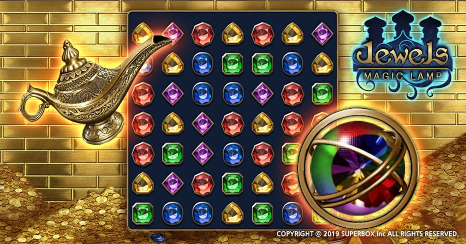 Screenshot 2: Jewels Magic Lamp : Match 3 Puzzle