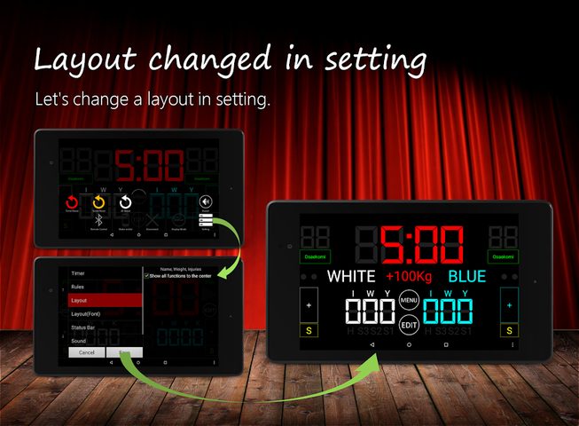 Screenshot 2: Scoreboard Judo