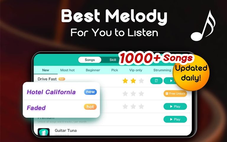 Screenshot 12: Real Guitar - Free Chords, Tabs & Music Tiles Game