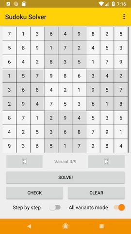 Screenshot 3: Simple Sudoku Solver