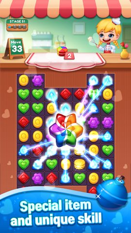 Screenshot 2: Sweet Candy Pop Match 3 Puzzle