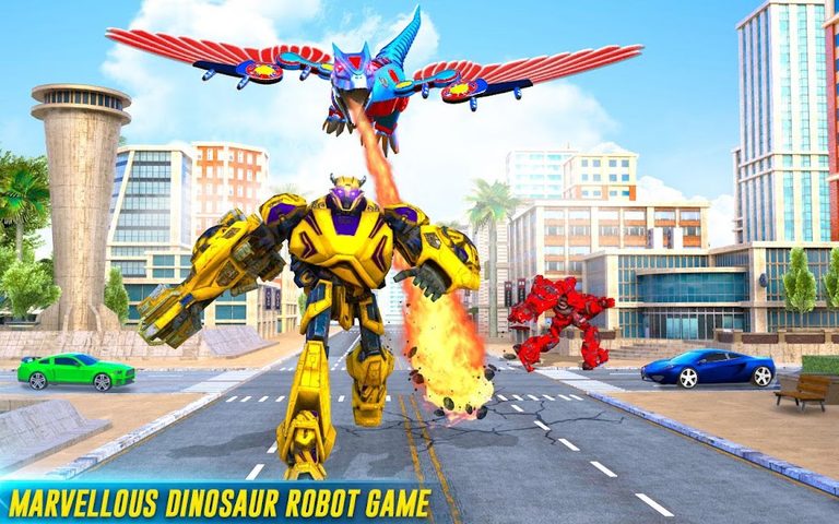 Screenshot 12: Dino Transform Robot Car Game